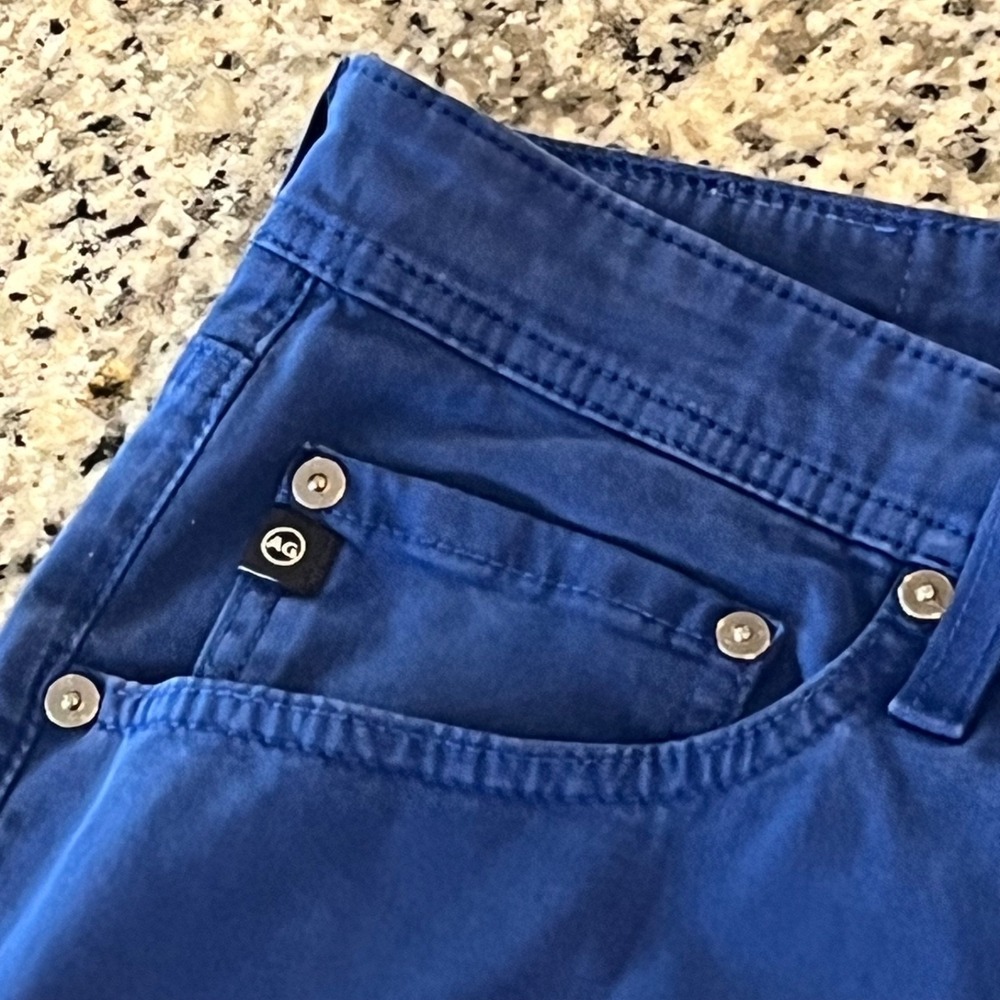 AG Adriano Goldschmied The Graduate Pants Mens 36x34 Blue Tailored Leg - Picture 7 of 14